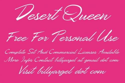 Desert Queen Font 1