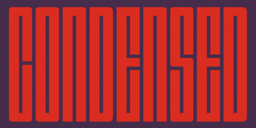 Dimensions Font 4