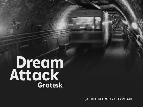 Dream Attack Grotesk Font 1
