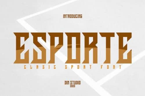 Esporte Display Font 1