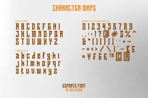Esporte Display Font 8
