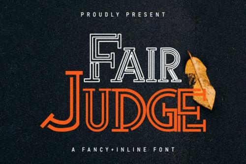 Fair Judge Display Font 1
