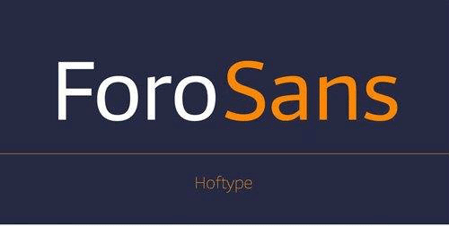 Foro-Sans-Font