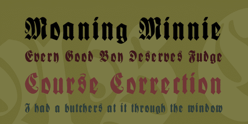 Fractur Font 2