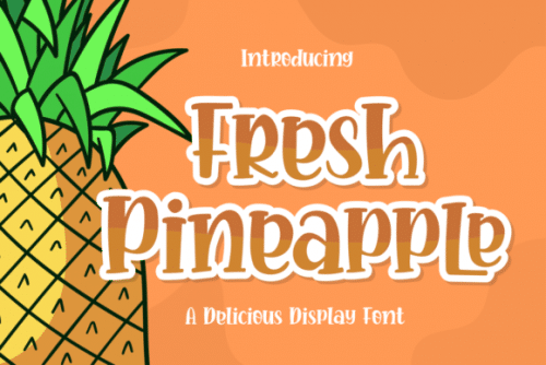 Fresh Pineapple Font 1