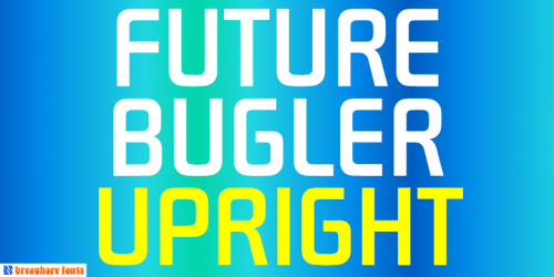 Future Bugler Upright Font 1