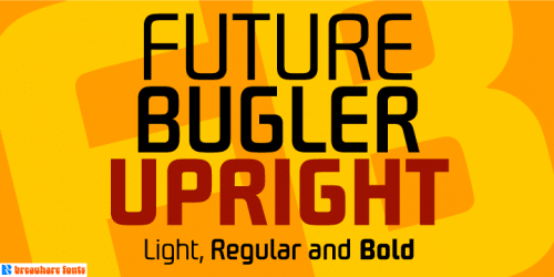Future Bugler Upright Font 2