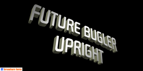 Future Bugler Upright Font 7