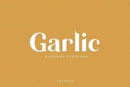 Garlic Elegant Font