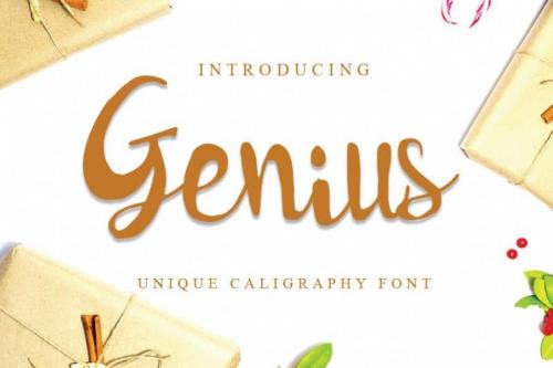 Genius Script Font