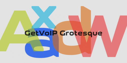 GetVoIP Grotesque Typeface 1