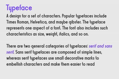 Gibster Sans Serif Font 3