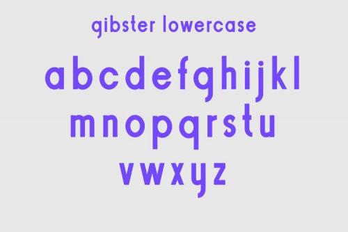 Gibster Sans Serif Font 7