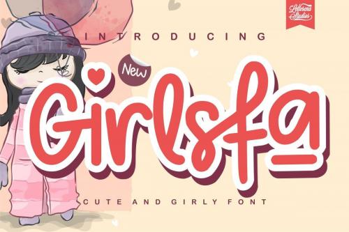 Girlsfa Cute and Girly Font 1