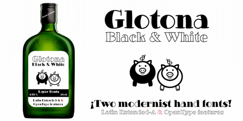 Glotona White Font 2
