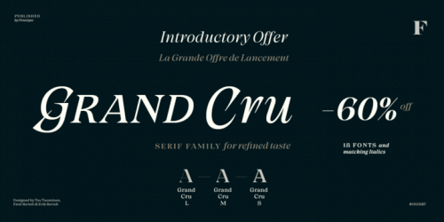 Grand Cru Serif Font 1