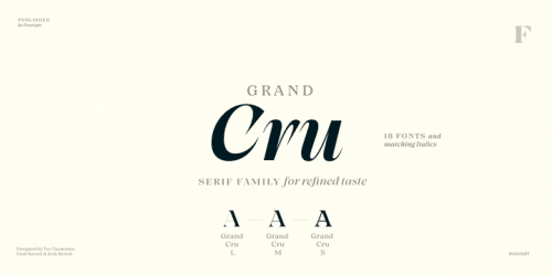 Grand Cru Serif Font 2