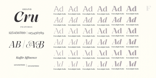 Grand Cru Serif Font 4