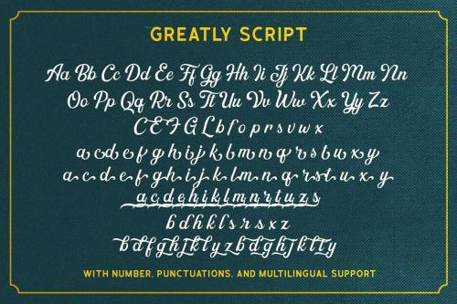 Greatly Script Font 11