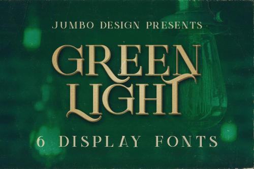 Green Light Display Font 1