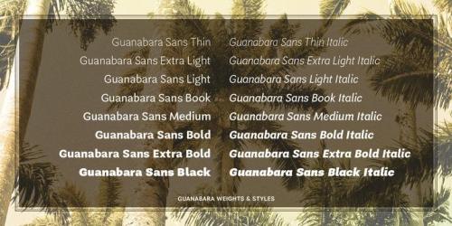 Guanabara Sans Font Family 7