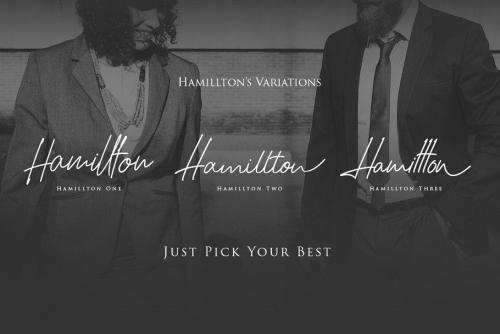 Hamillton Signature Font 8