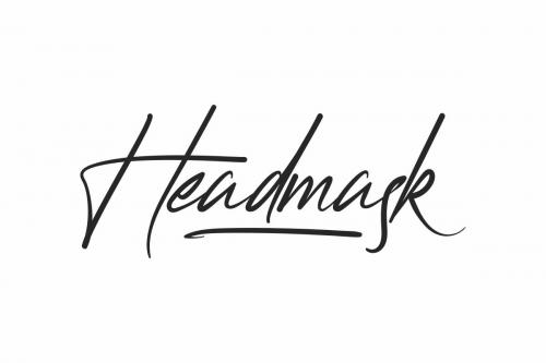Headmask Script Font 1