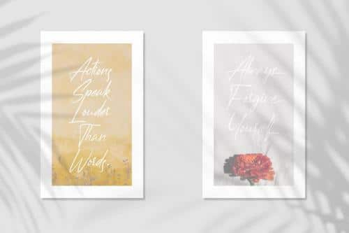 Headmask Script Font 8