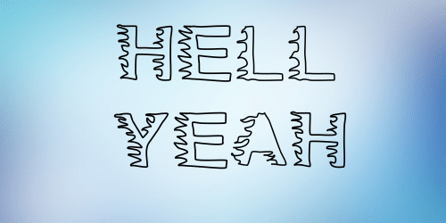 Hell Yeah Font 1