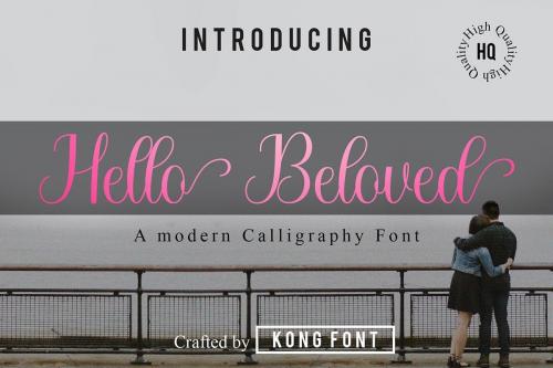 Hello Beloved Font 1
