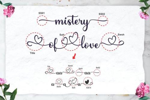 Hey Lover Calligraphy Font 5
