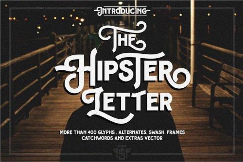 Hipster Letter Font