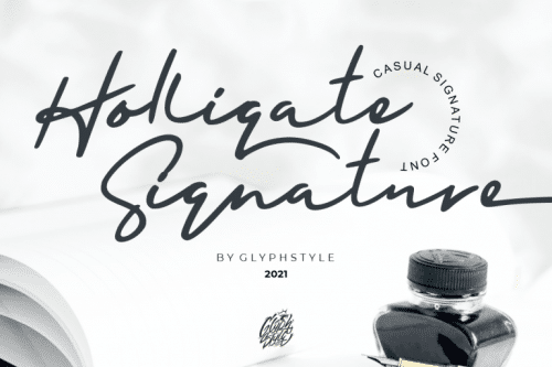 Holligate Signature Script Font 1