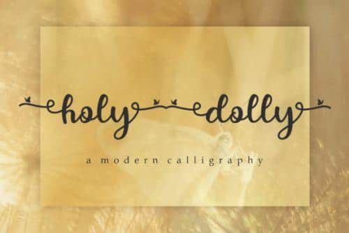 Holy Dolly Font 1