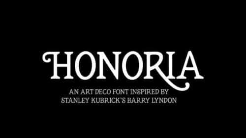 Honoria Serif Font