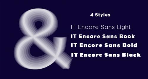 IT Encore Sans Typeface 3