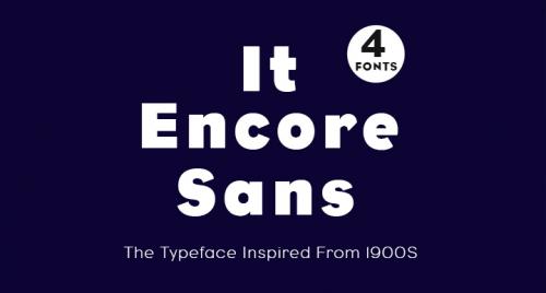IT Encore Sans Typeface 6