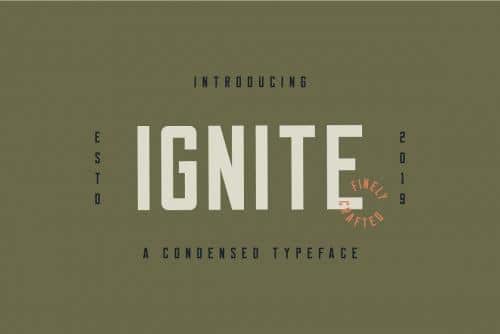 Ignite Sans Serif Font 1