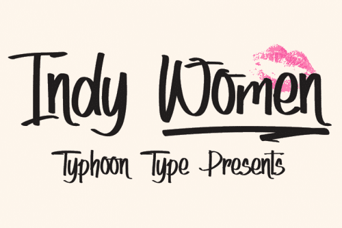 Indy Women Script Font