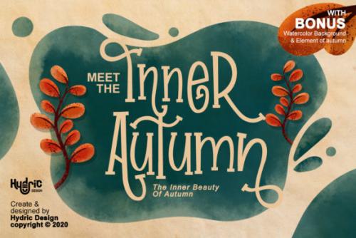 Inner Autumn Display Font 1