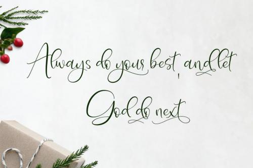 Isyana Script Font 7