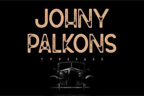 Johny Palkons Display Font 1