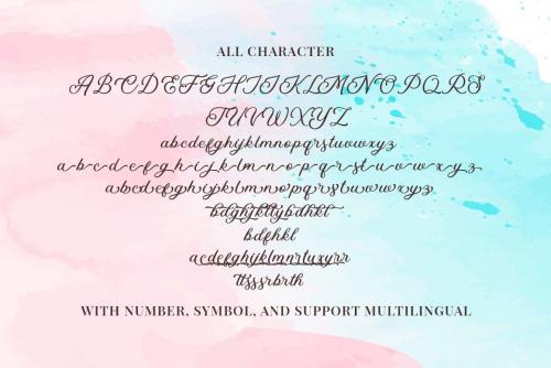 Kaluna Calligraphy Font 8