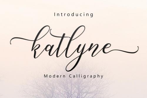 Katlyne Script Font 1