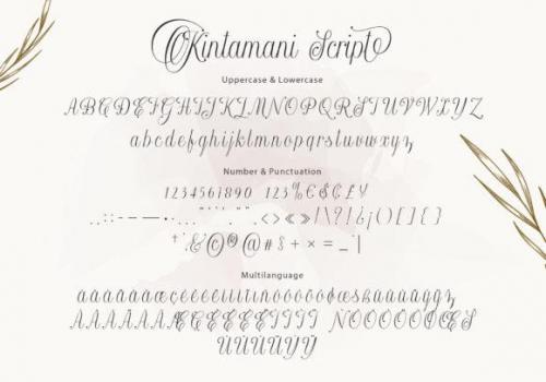 Kintamani Calligraphy Font 7