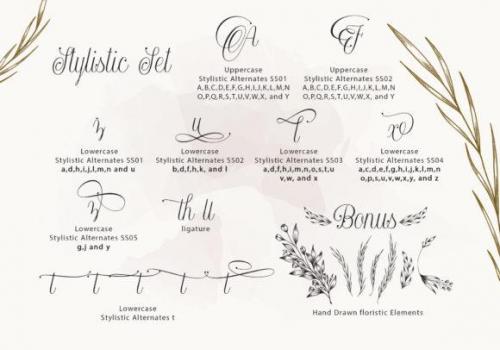 Kintamani Calligraphy Font 8