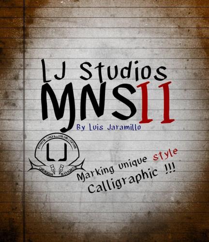 LJ Studios MNS 2 Font 4