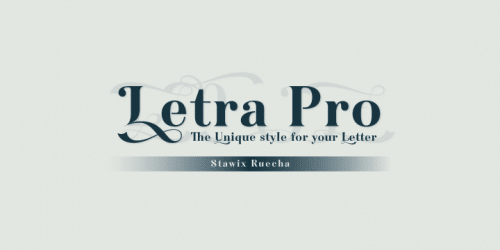 Letra Pro Headline Font 1