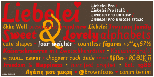 Liebelei Pro Font 2