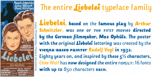 Liebelei Pro Font 4